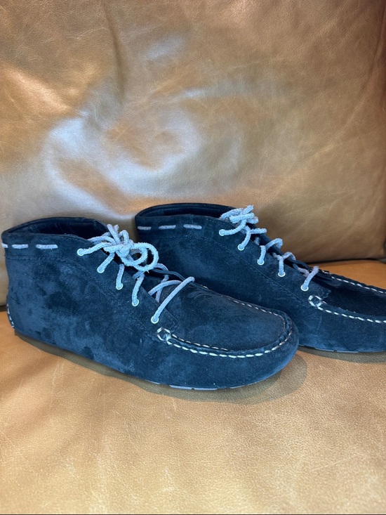 UGG Men\'s 11| Midnight Blue Suede | Chukka Drive Moccasin Boots | NWOT pristine main image 3
